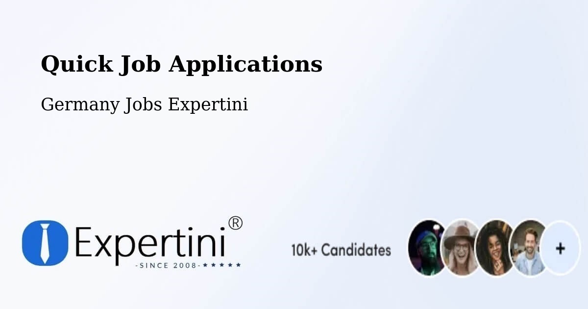 Quick Apply Feature – Solingen - Germany Jobs Expertini